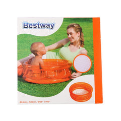 Inflated Lawn Swimming Pool - Orange - test-store-for-chase-value