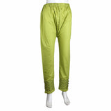 Women's Embroidered Trouser - Green - test-store-for-chase-value