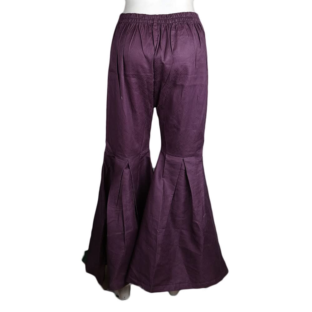 Women's Gharara Pant - Purple - test-store-for-chase-value