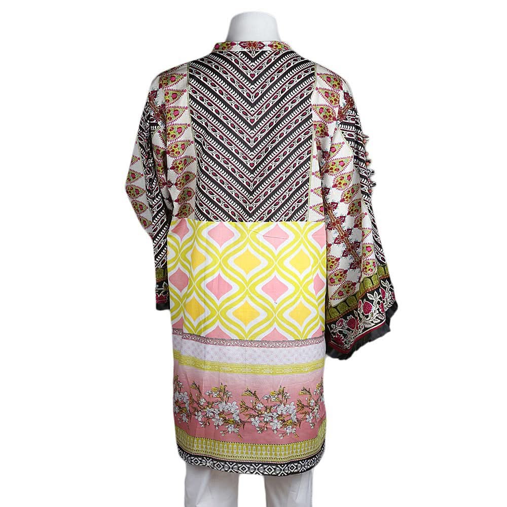 Women's Printed Loose Fit Kurti - Black - test-store-for-chase-value