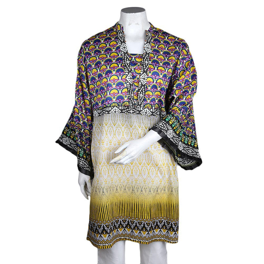 Women's Printed Loose Fit Kurti - Multi - test-store-for-chase-value