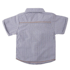 Newborn Boys Eminent Waiscoat Shirt - Blue - test-store-for-chase-value