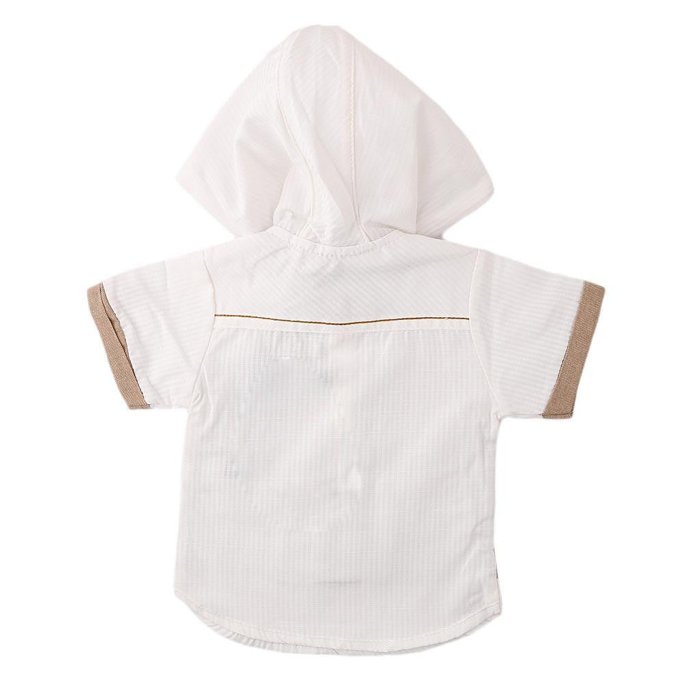 Newborn Boys Eminent Waiscoat Shirt - Beige - test-store-for-chase-value