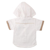 Newborn Boys Eminent Waiscoat Shirt - Beige - test-store-for-chase-value