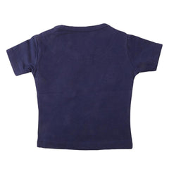 Newborn Boys T-Shirt - Navy Blue - Navy/Blue - test-store-for-chase-value