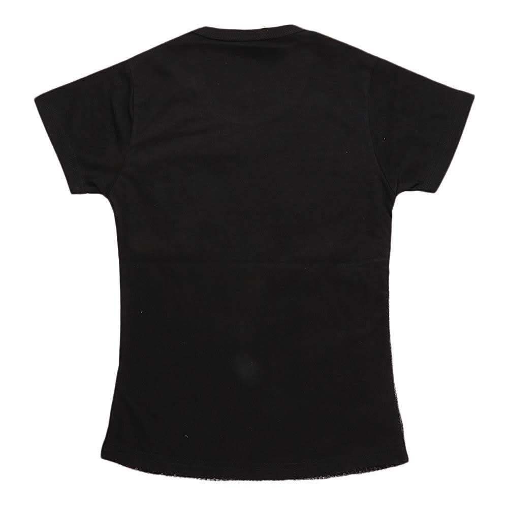 Girl's Sequins T-Shirt - Black - test-store-for-chase-value