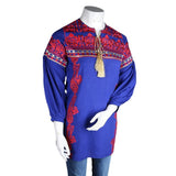 Women's Embroidered Kurti - Blue - test-store-for-chase-value