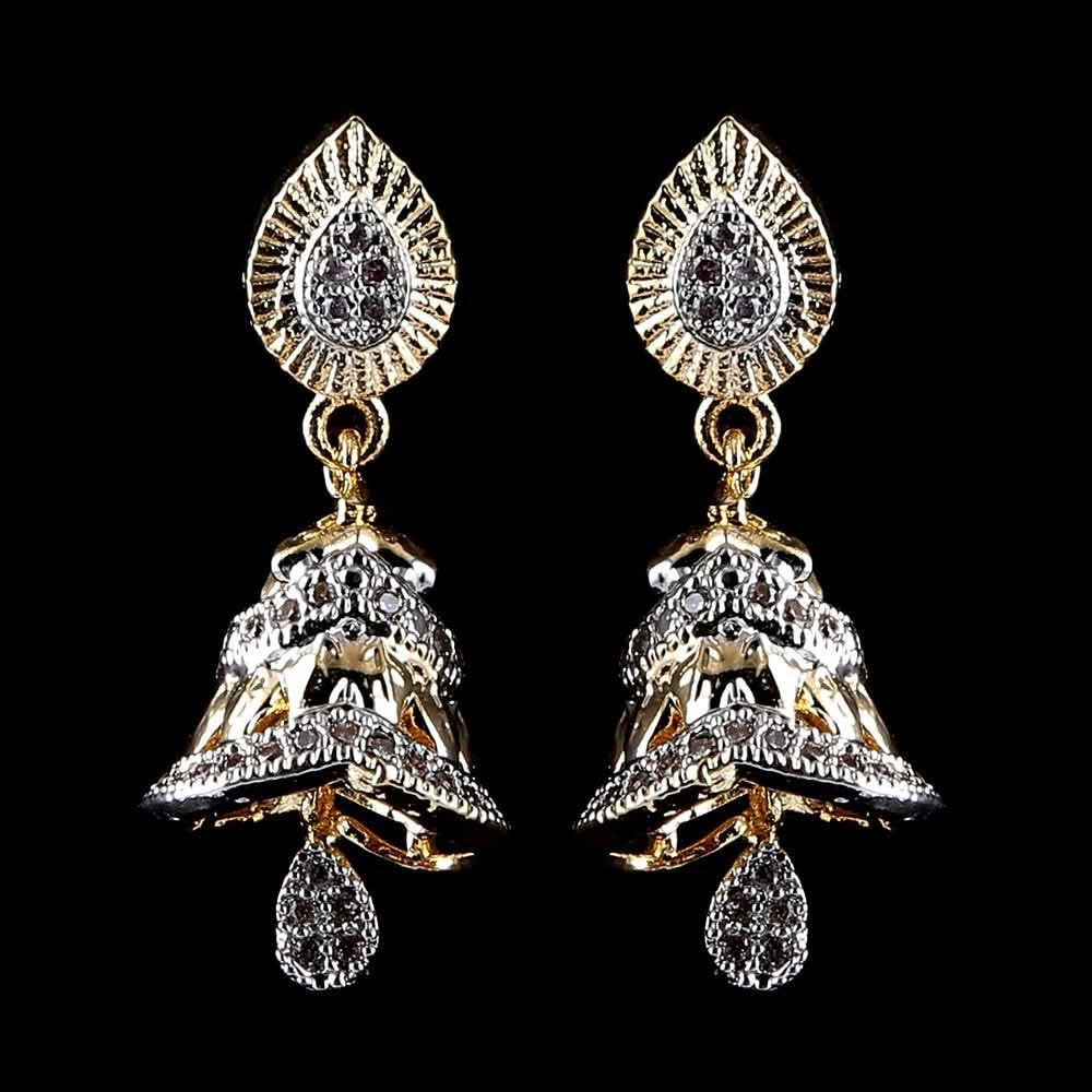 Fancy Earrings Golden - test-store-for-chase-value
