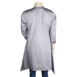 Women's Embroidered Kurti - Light-Grey - test-store-for-chase-value