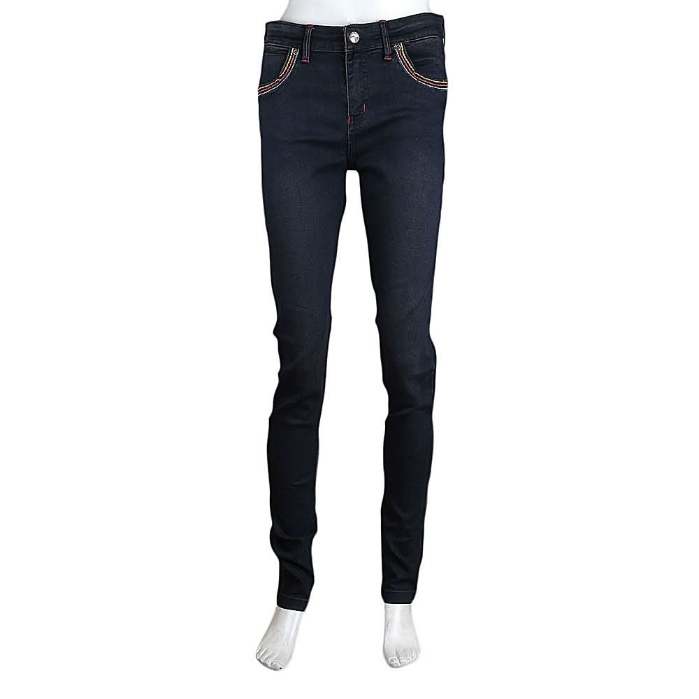 Women's Slim Fit Jeans - Black - test-store-for-chase-value