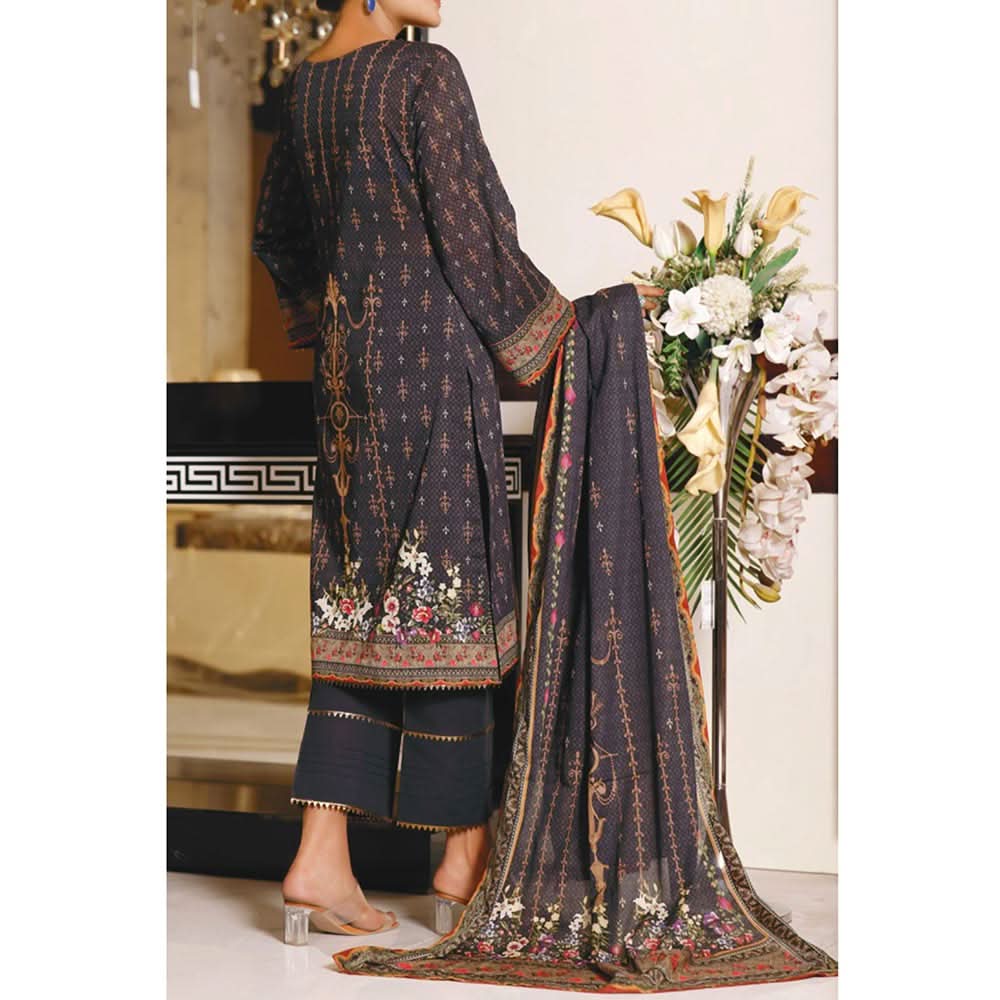 VS MISRI Digital Printed Lawn 3 Pcs Un-Stitched Suit - 14-B, Women, 3Pcs Shalwar Suit, VS Textiles, Chase Value