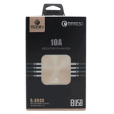 Ronin R-8800 Desktop Charger 8USB – Qualcomm Quick 3.0 - White, Home & Lifestyle, Mobile Charger, Ronin, Chase Value