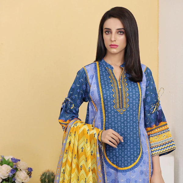 Eminent Digital Lawn 3 Pcs Un-Stitched Suit - 2, Women, 3Pcs Shalwar Suit, Eminent, Chase Value