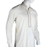 Men's Embroidered Kameez Shalwar - Light Green - test-store-for-chase-value