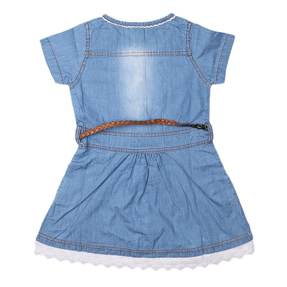 Girls Denim Top - Light Blue - test-store-for-chase-value