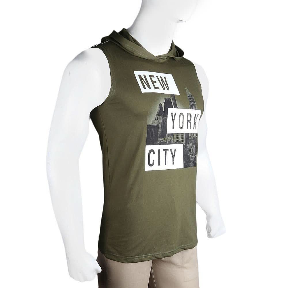 Men's Hooded Sando - Green - test-store-for-chase-value