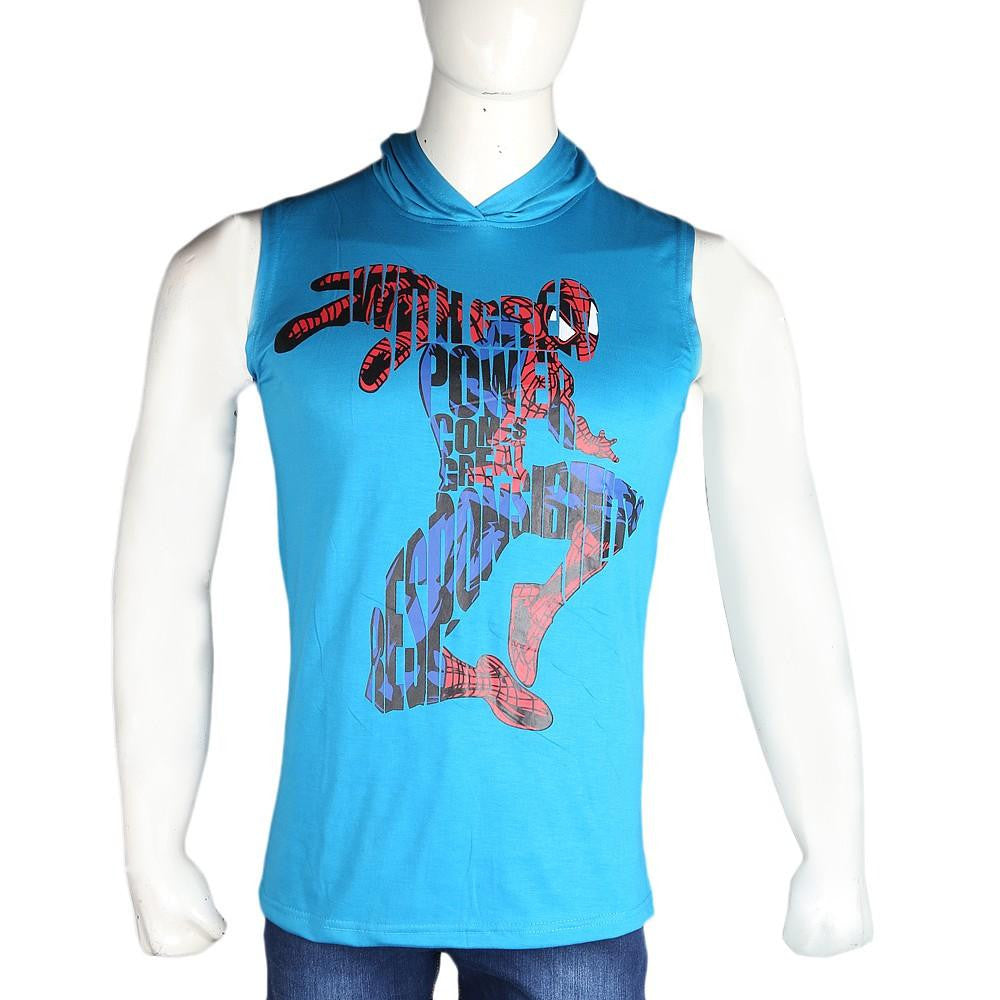 Men's Hooded Sando - Blue - test-store-for-chase-value