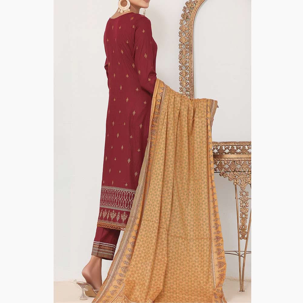 VS Daman Printed Lawn Unstitched 3Pcs Suit - 1535-A, Women, 3Pcs Shalwar Suit, VS Textiles, Chase Value