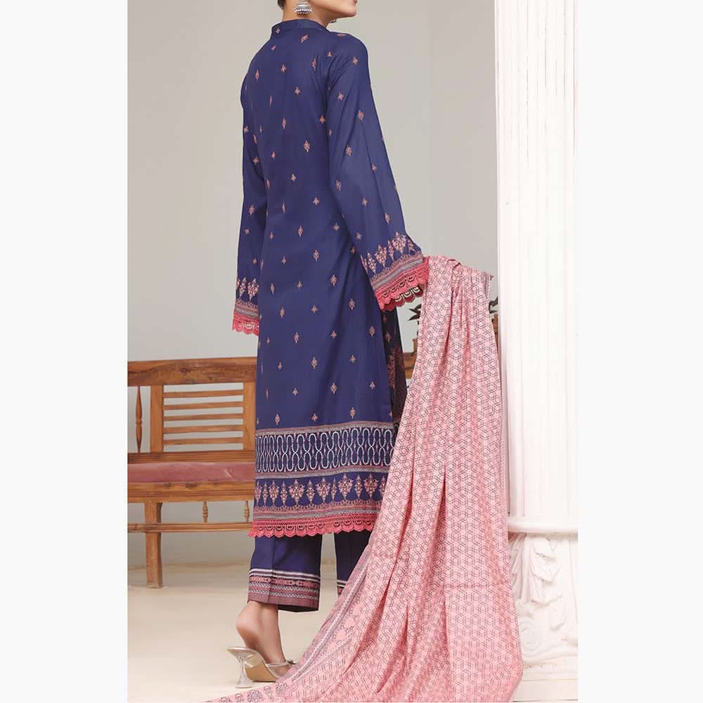 VS Daman Printed Lawn Unstitched 3Pcs Suit - 1535-B, Women, 3Pcs Shalwar Suit, VS Textiles, Chase Value