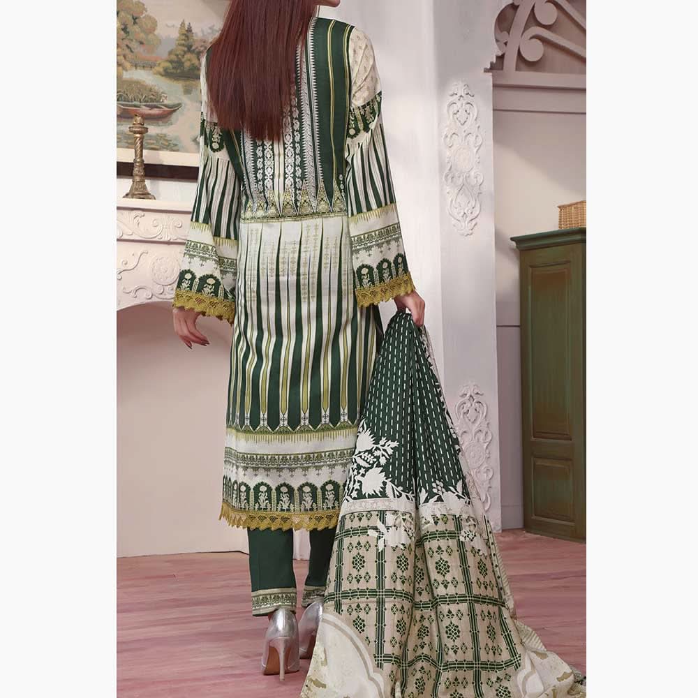 VS Daman Printed Lawn Unstitched 3Pcs Suit - 1537-B, Women, 3Pcs Shalwar Suit, VS Textiles, Chase Value