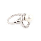 Zircon Finger Ring - Silver - test-store-for-chase-value
