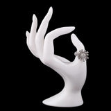Zircon Finger Ring - Silver - test-store-for-chase-value