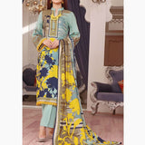 VS Daman Printed Lawn Unstitched 3Pcs Suit - 1538-A, Women, 3Pcs Shalwar Suit, VS Textiles, Chase Value