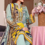 VS Daman Printed Lawn Unstitched 3Pcs Suit - 1538-A, Women, 3Pcs Shalwar Suit, VS Textiles, Chase Value