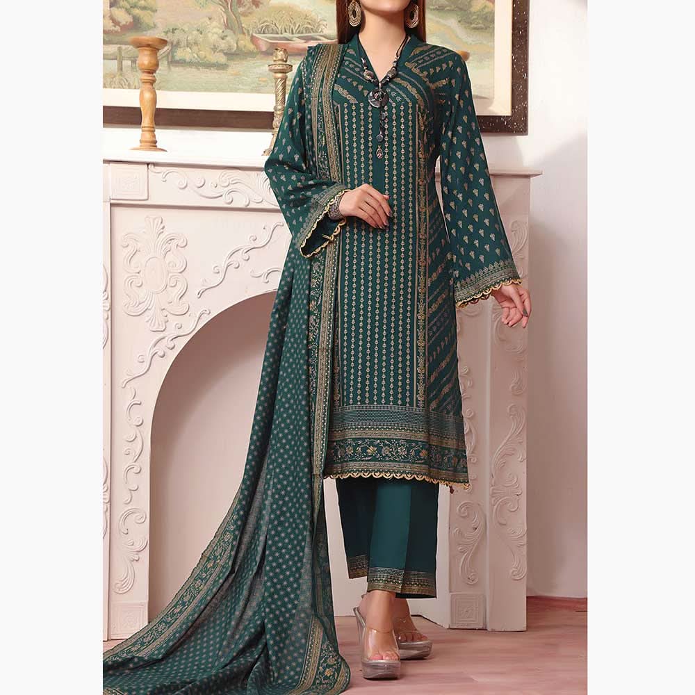 VS Daman Printed Lawn Unstitched 3Pcs Suit - 1540-A, Women, 3Pcs Shalwar Suit, VS Textiles, Chase Value