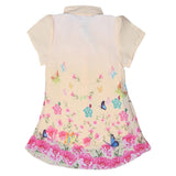 Mickey Mouse Girls Printed 2 Piece Shirt - Cream - test-store-for-chase-value