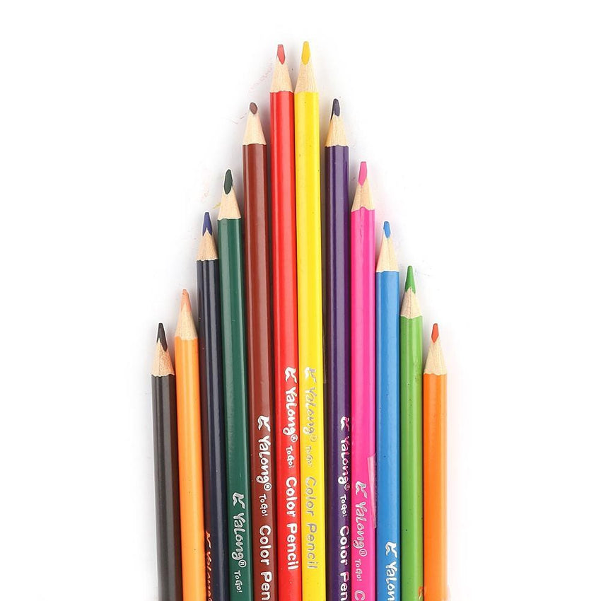 Color Pencils 12 Pcs Set - Multi - test-store-for-chase-value