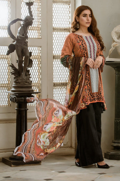 Kalyan Digital Embroidered Lawn Suit - 03 - test-store-for-chase-value