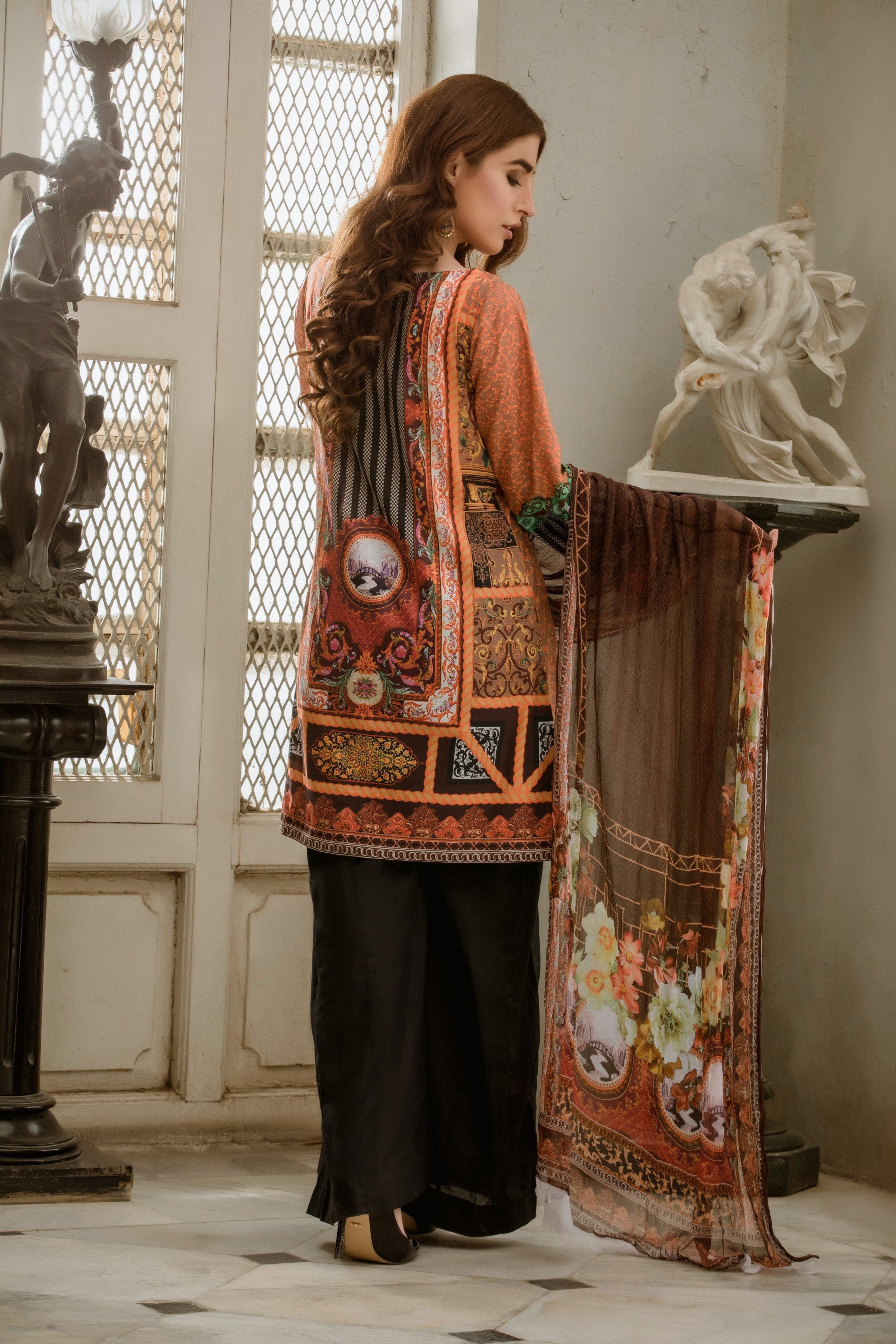 Kalyan Digital Embroidered Lawn Suit - 03 - test-store-for-chase-value