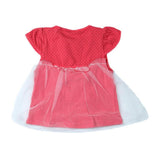 Newborn Girls Frock - Red - test-store-for-chase-value