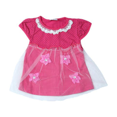 Newborn Girls Frock - Pink - test-store-for-chase-value