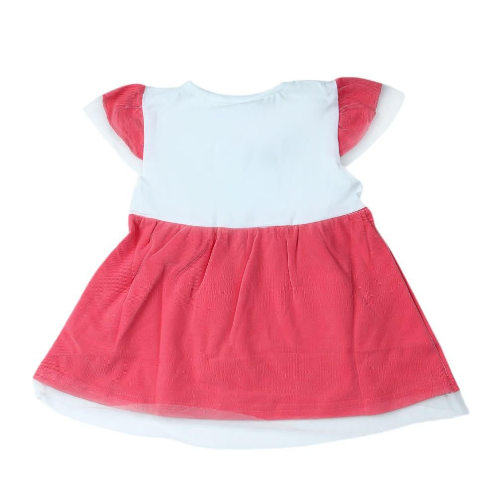 Newborn Girls Frock - Red - test-store-for-chase-value