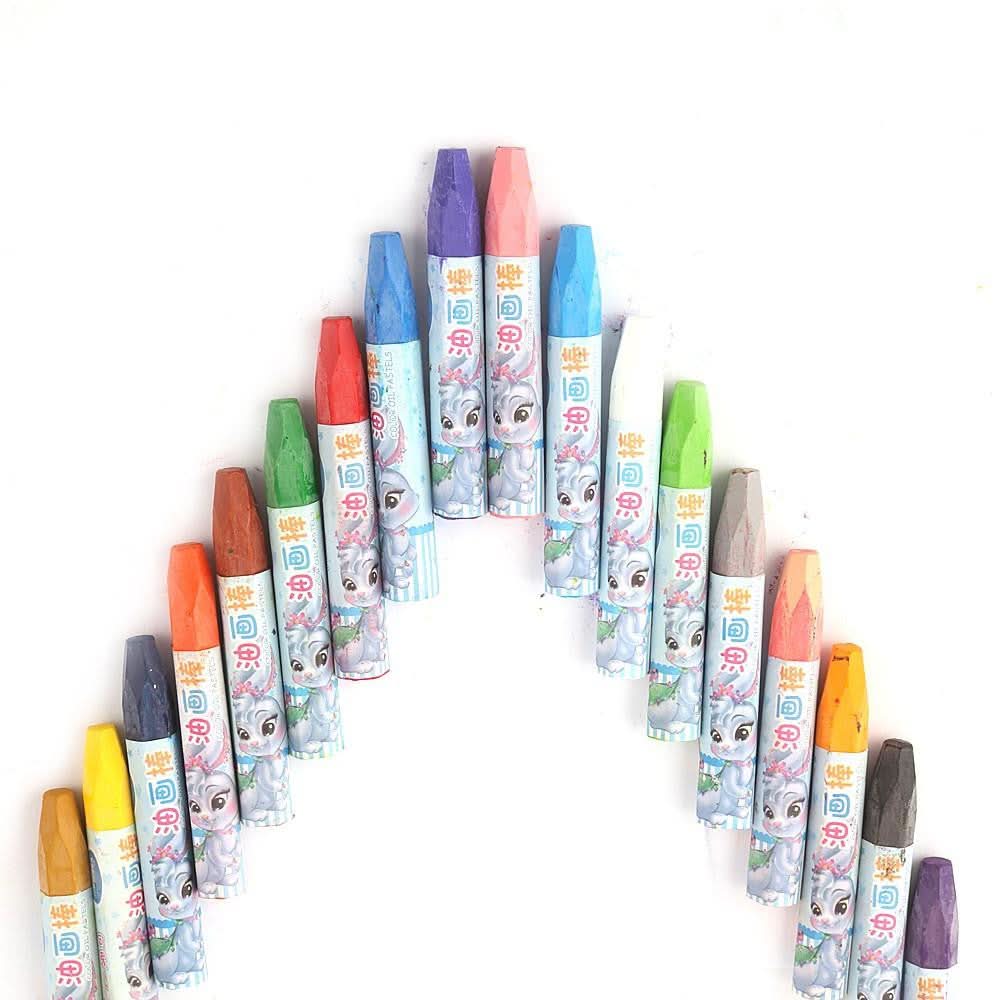 Oil Pastels 18 Pcs Set - Blue - test-store-for-chase-value