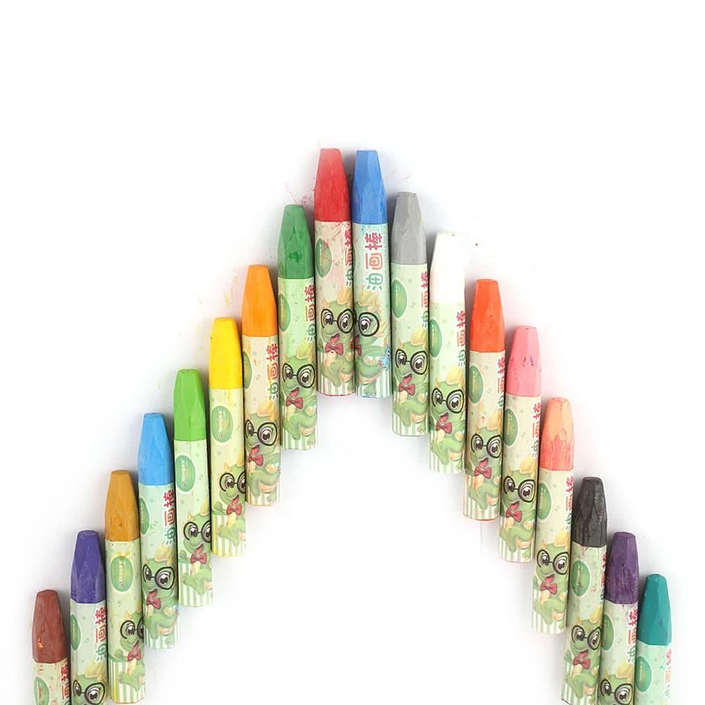 Oil Pastels 18 Pcs Set - Green - test-store-for-chase-value