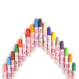 Oil Pastels 18 Pcs Set - Dark-Pink - test-store-for-chase-value