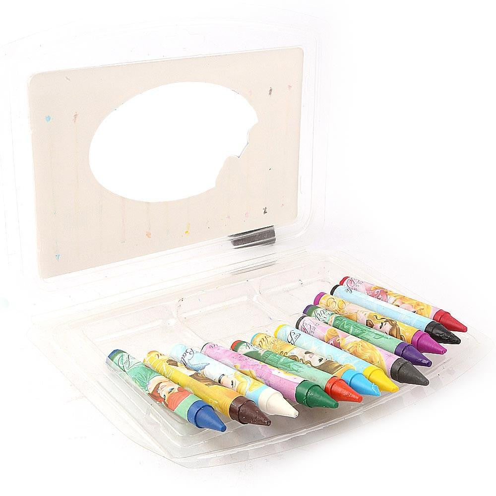 Princess Crayons 12 Pcs Set - Purple - test-store-for-chase-value