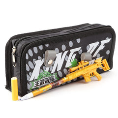 Gun Pencil Pouch - Black - test-store-for-chase-value