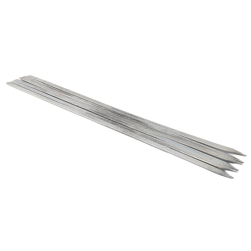 BBQ Skewers (Seekh) 6 Pcs 18" - Silver - test-store-for-chase-value