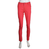 Women's Slim Fit Cotton Pant - Red - test-store-for-chase-value