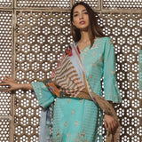 Floral Vintage Swiss Voile Luxury Embroidered Lawn Suit - 11 - test-store-for-chase-value