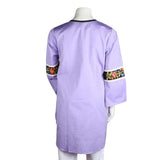 Women's Embroidered Kurti - Purple - test-store-for-chase-value