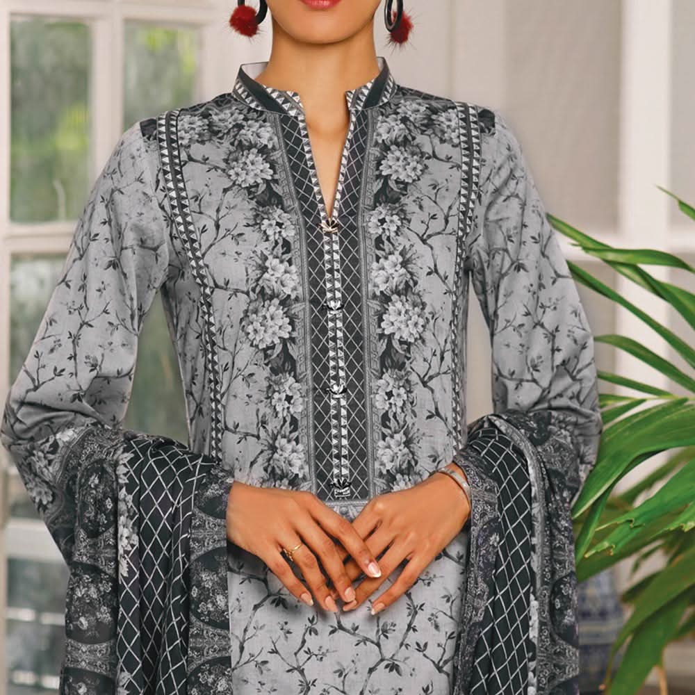 VS MISRI Digital Printed Lawn 3 Pcs Un-Stitched Suit - 15-A, Women, 3Pcs Shalwar Suit, VS Textiles, Chase Value
