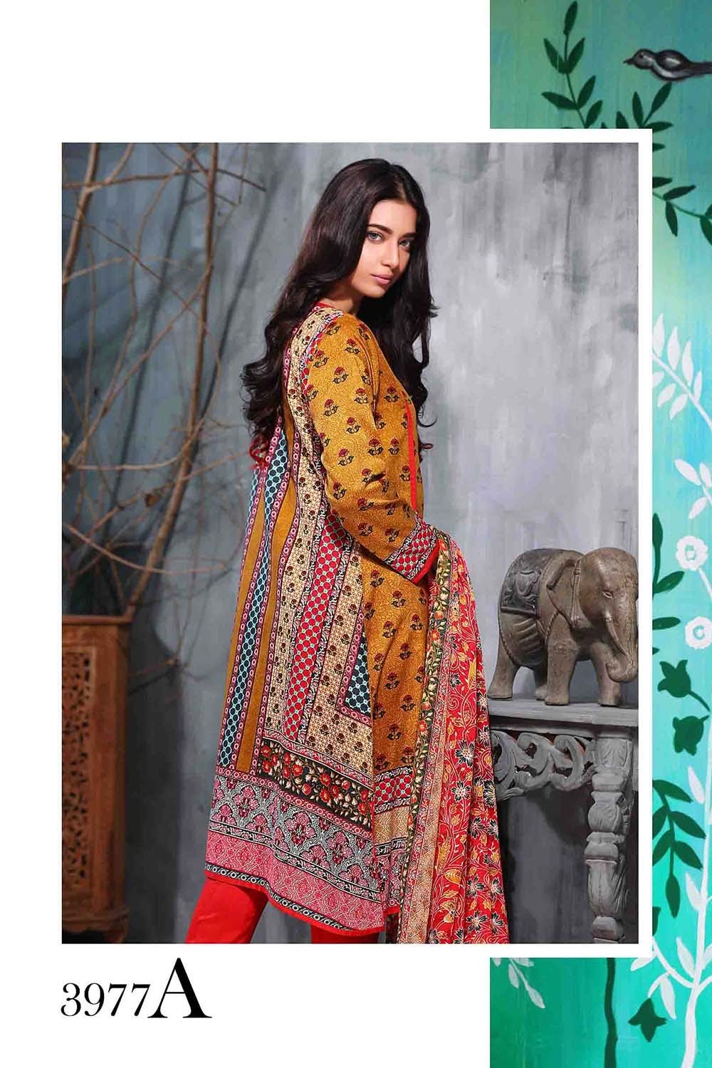 Tawakkal Azure Embroidered Viscose Suit - 3977-A - test-store-for-chase-value