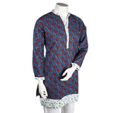 Women's Cotton Kurti - Navy-Blue - Navy/Blue - test-store-for-chase-value
