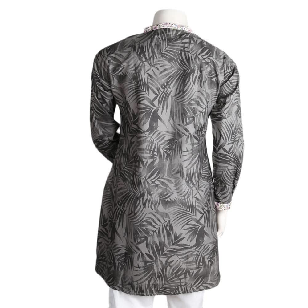 Women's Cotton Kurti - Grey - test-store-for-chase-value