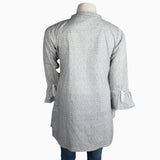 Women's Printed Top - Light Grey - test-store-for-chase-value